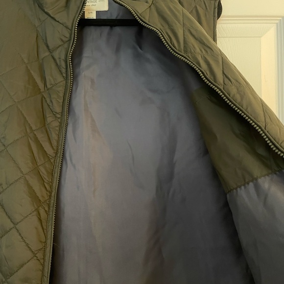 OLIVE GREEN MENS VEST - Picture 5 of 5